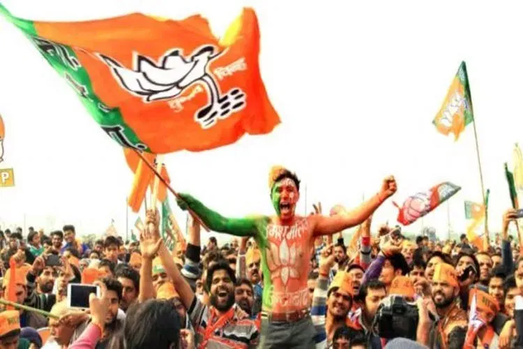 BJP sweeps dhule municipal corporation elections in Maharastra- India TV Hindi