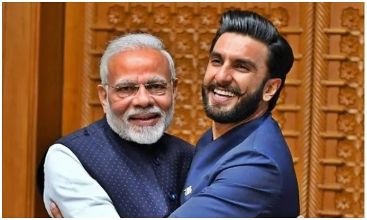 PM Narendra Modi and Ranveer singh- India TV Hindi