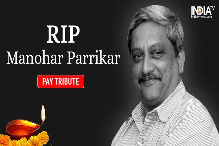 Manohar Parrikar dies at 63- India TV Hindi