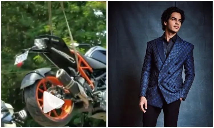 Ishaan khattar'sbike towed by mumbai traffic poilce- India TV Hindi