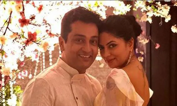 Kavita Kaushik with her husband Ronnit Biswas- India TV Hindi