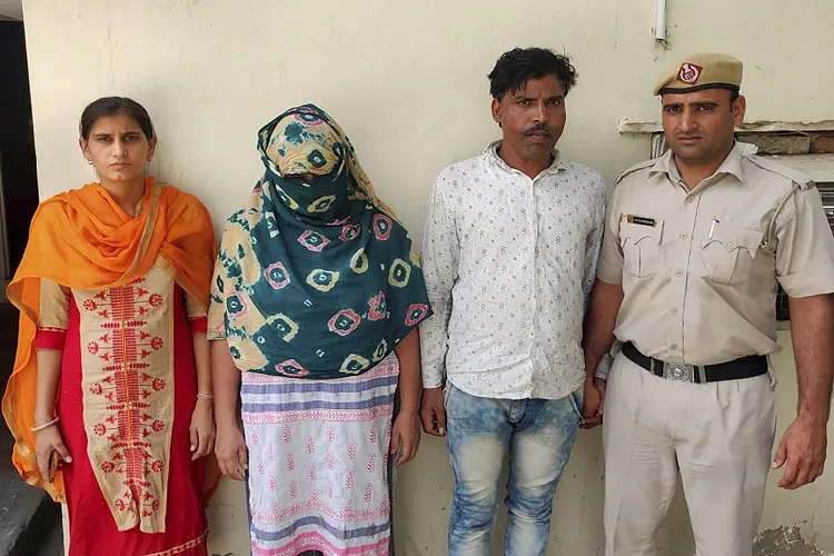 Haryana police arrested two persons, including a woman, in...- India TV Hindi
