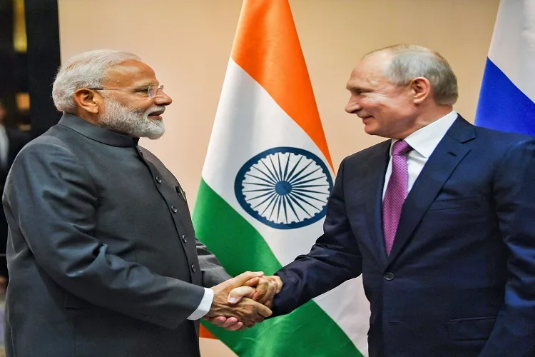 narendra modi  with vladmir putin- India TV Hindi