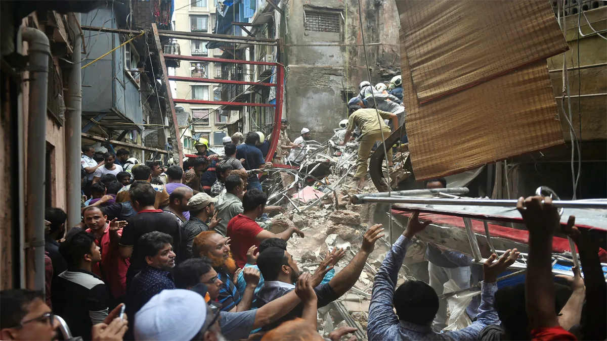 Mumabi Building Collapse- India TV Hindi
