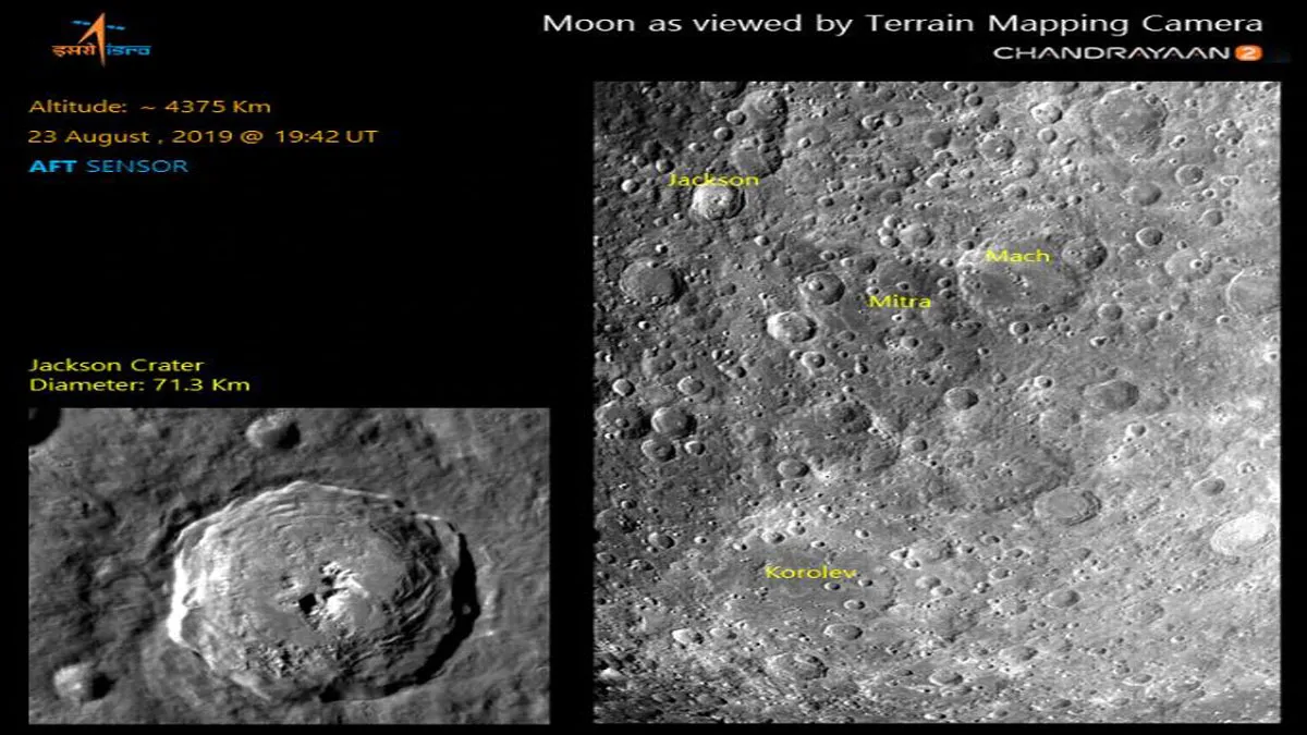 Chandrayaan 2 maps lunar surface of moon, ISRO releases...- India TV Hindi