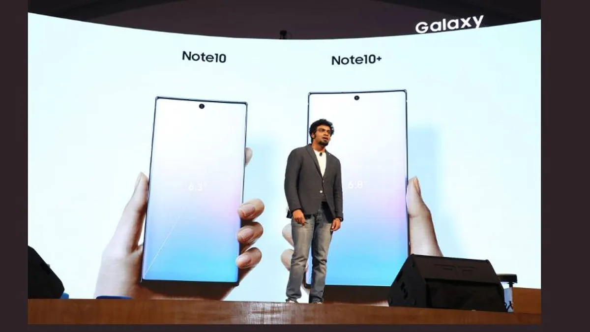 Samsung eyes 65 pc mkt share of India's premium smartphone mkt; unveils Note 10, Note 10+- India TV Paisa