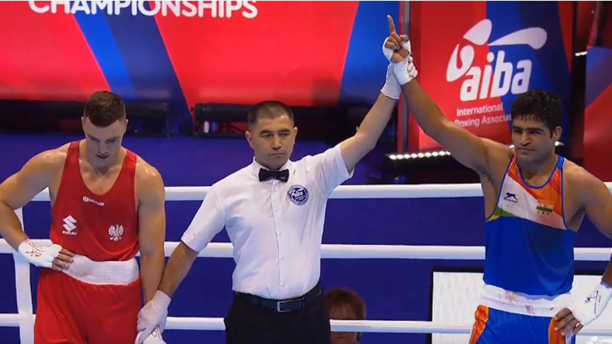 विश्व मुक्केबाजी चैंपियनशिप में भारत की अच्छी शुरुआत, बृजेश यादव जीते- India TV Hindi