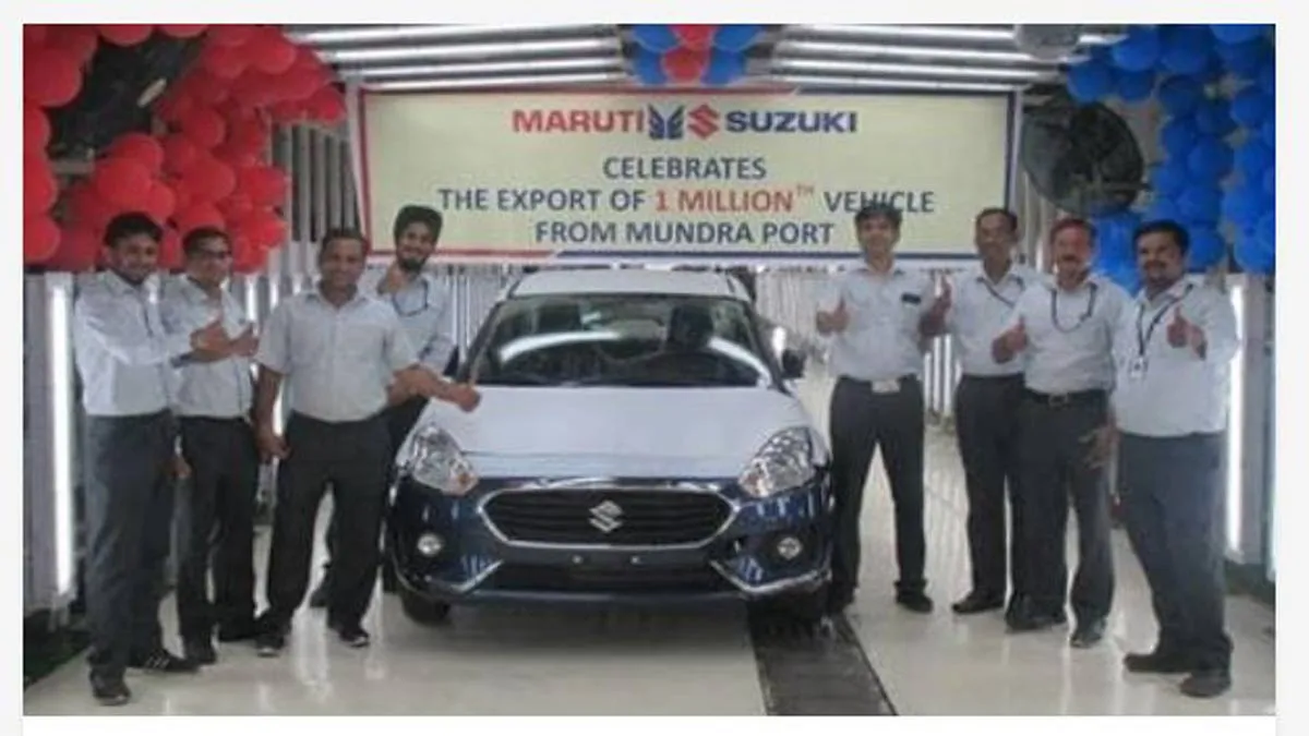 Maruti crosses 10-lakh-exports milestone from Mundra Port- India TV Paisa