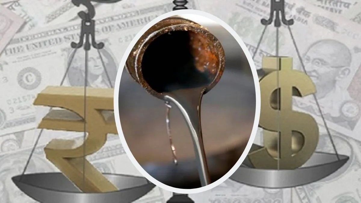 Indian currency plunged sharply in crude oil rupee lost 1 percent against dollar- India TV Paisa