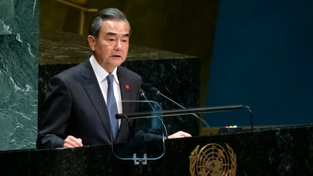 Wang Yi addresses UN on China’s developments since founding | AP- India TV Hindi