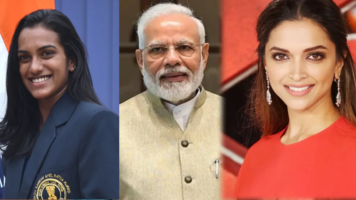 Deepika Padukone and PV Sindhu turn Bharat Ki Laxmi for PM...- India TV Hindi