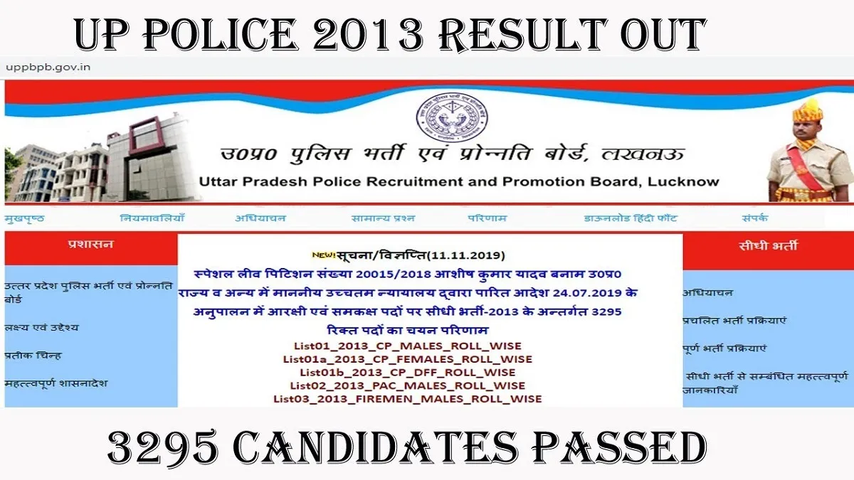 UP Police Result 2013- India TV Hindi