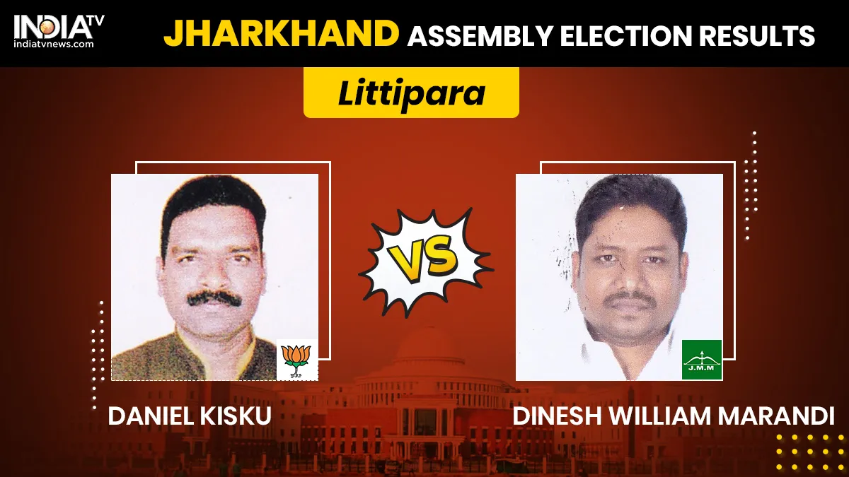 Jharkhand Election Results, Litipara Constituency result, BJP, JMM, Daniel Kisku, Dinesh William Mar- India TV Hindi