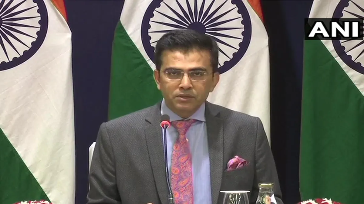 Raveesh Kumar, MEA: India and USA 2+2 ministerial dialogue will be held on December 18 in Washington- India TV Hindi