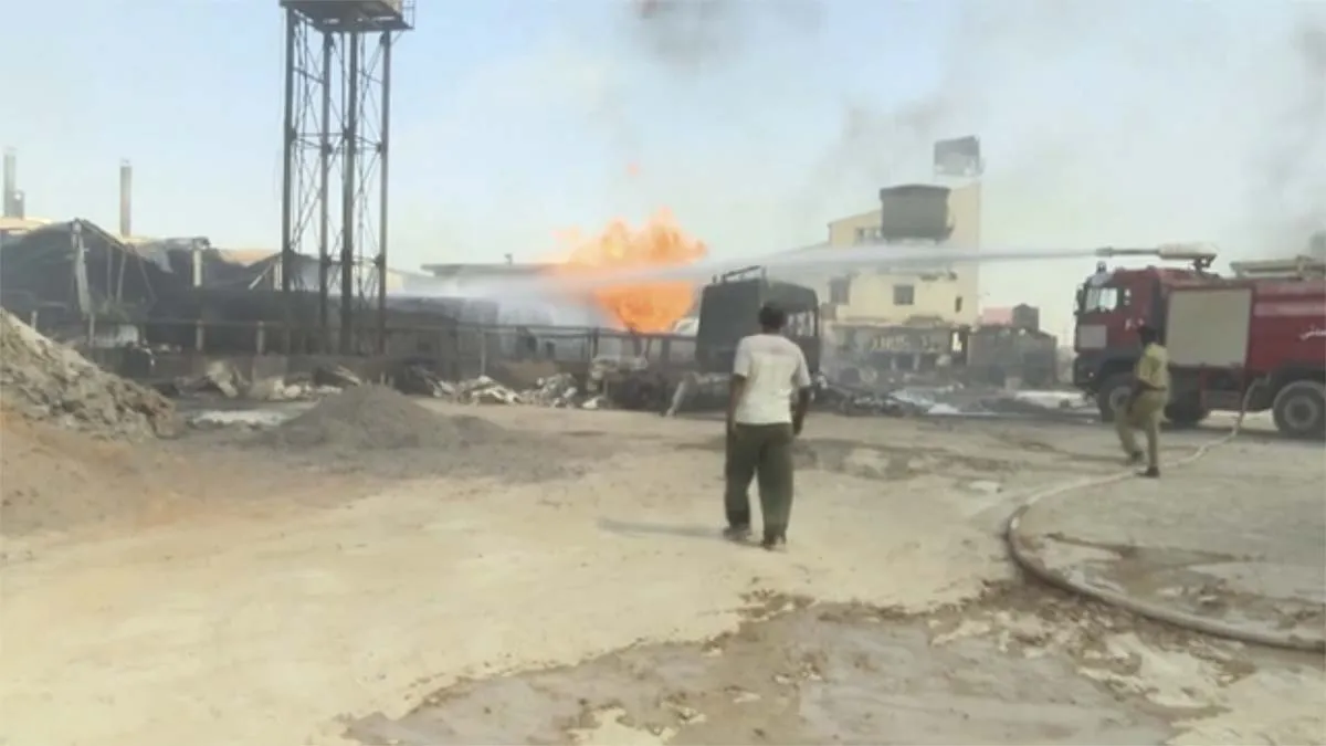 Sudan Factory Fire- India TV Hindi