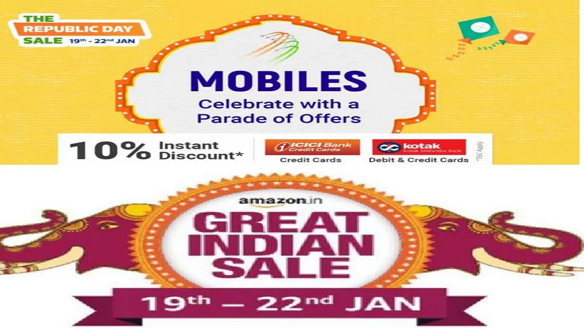 Amazon Flipkart sale 2020, Flipkart The Republic Day sale, Amazon's Great Indian Sale- India TV Paisa