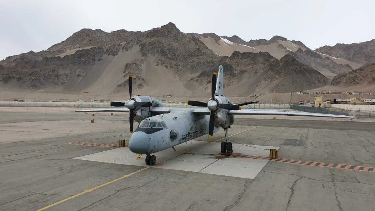 AN-32 aircraft of Indian Air Force powered with 10 per cent...- India TV Hindi