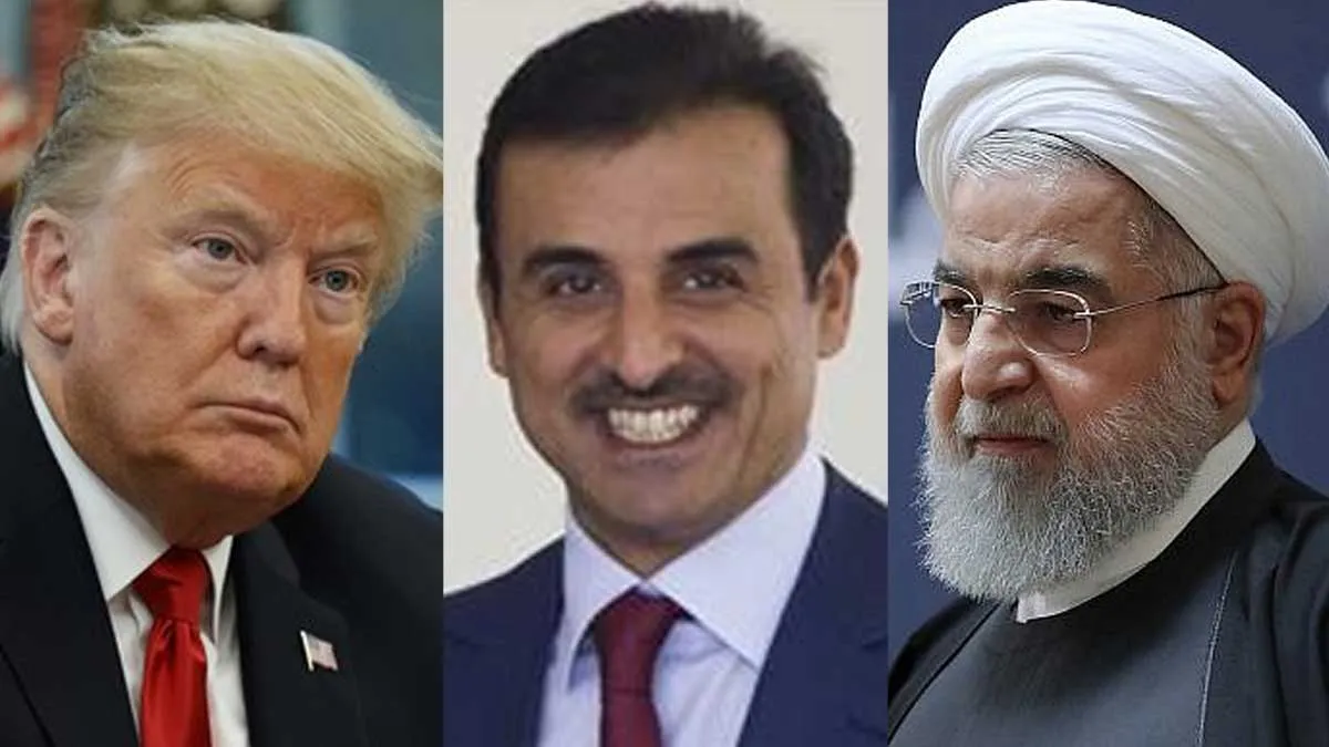 Qatar, Hassan Rouhani, Iran-US crisis, Emir Sheikh Tamim bin Hamad al-Thani, Donald Trump- India TV Hindi