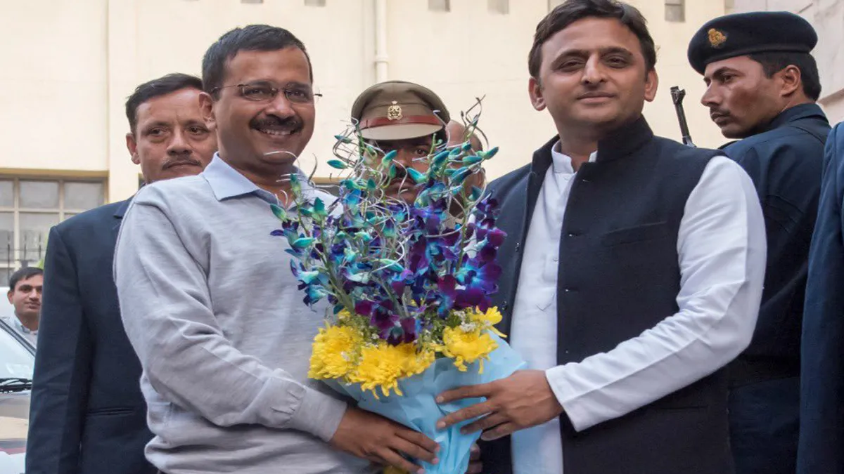 Delhi election 2020: Akhilesh Yadav wrote best wishes for Arvind Kejriwal on Twitter- India TV Hindi