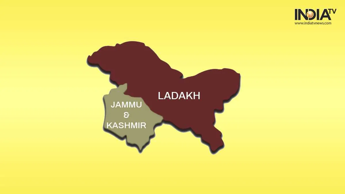 Map of Jammu Kashmir & Ladakh UTs (Representational Image)- India TV Hindi
