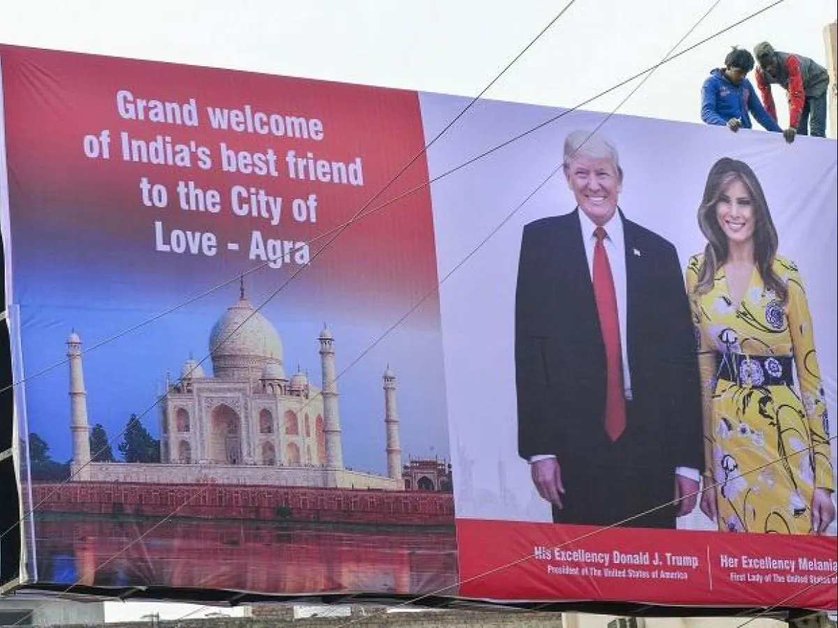 25 thousand students will welcome Trump in Agra- India TV Hindi