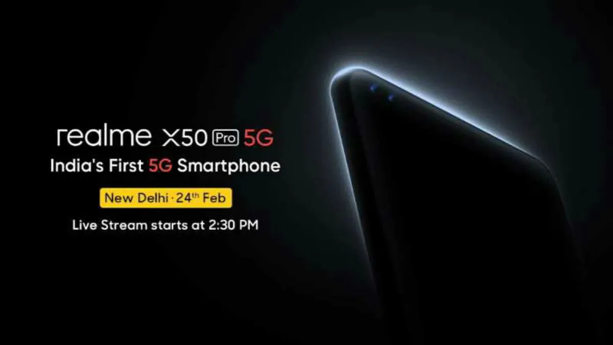 Realme X50 Pro 5G will launch in india on February 24- India TV Paisa