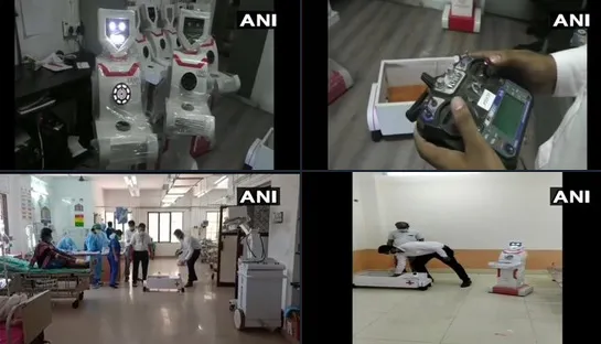 Private software company, humanoid robots, government hospitals, Coronavirus- India TV Hindi