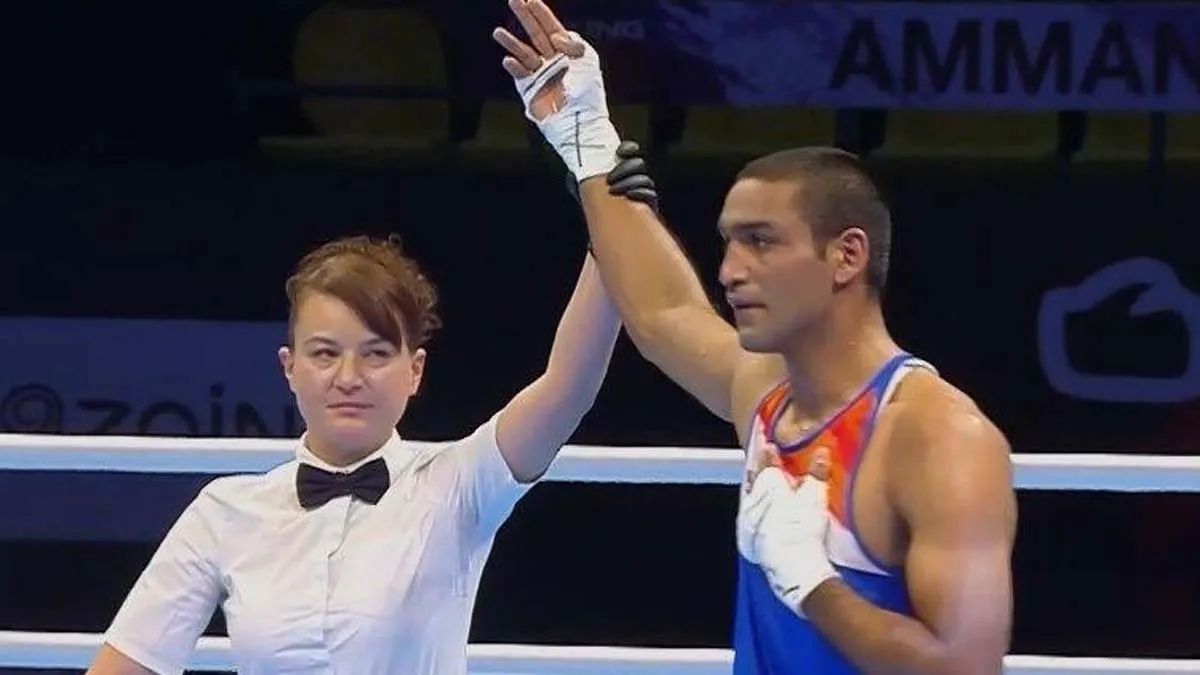 Boxing Olympic qualifier: Ashish easily makes it to second round after Gaurav Solanki - India TV Hindi