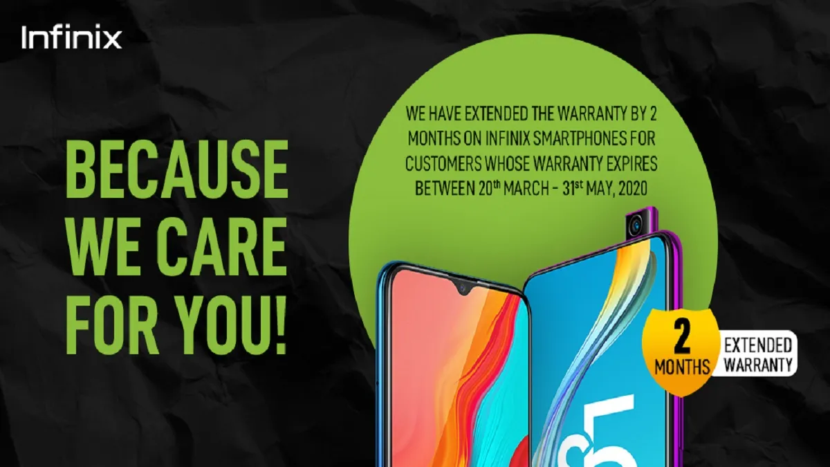 Infinix India comes forth for customers’ convenience, extends warranty by 2 months- India TV Paisa