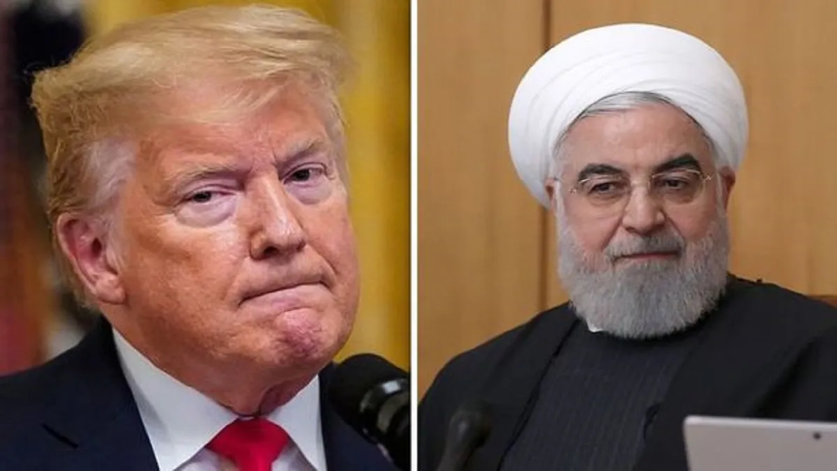 US President Donald Trump and Iran President Hassan Rouhani- India TV Hindi