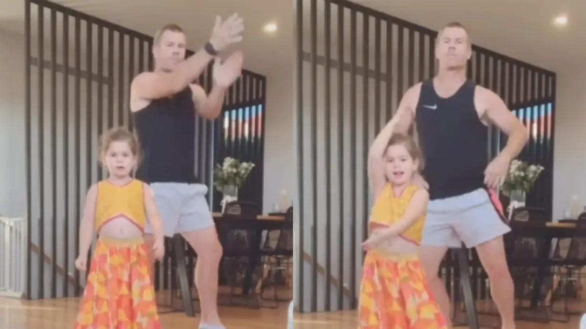 David Warner with his Daughter- India TV Hindi