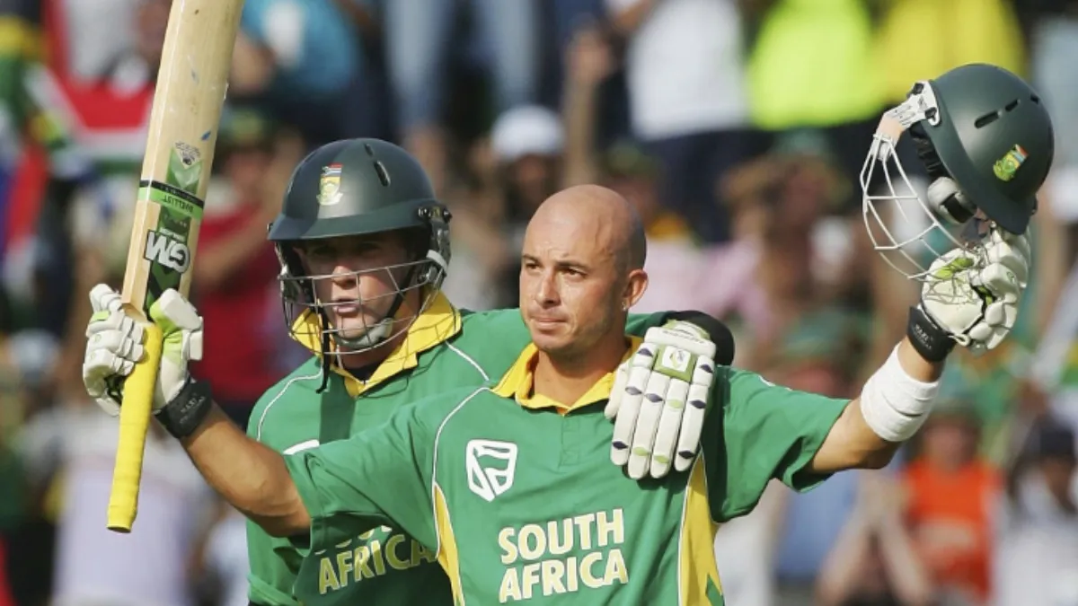 Herschelle Gibbs will the bat used in the 438-run world record game- India TV Hindi