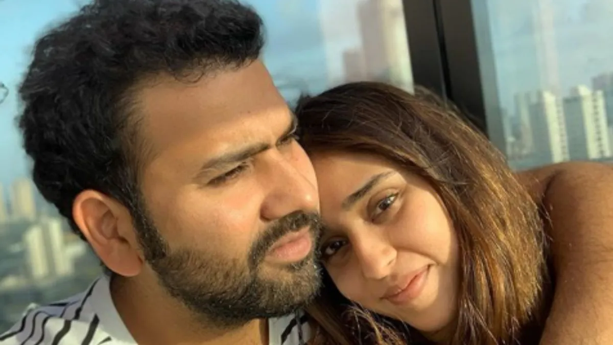 Rohit Sharma with his Wife Ritika Sjdeh- India TV Hindi