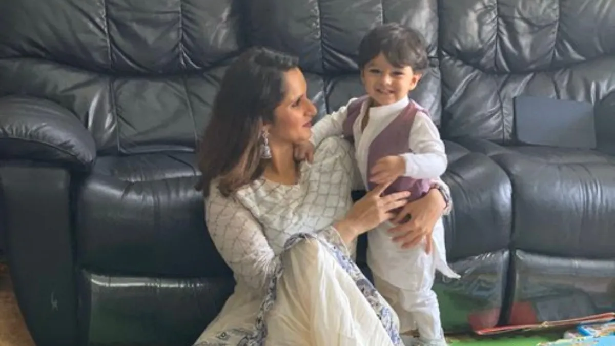 Sania Mirza with her son- India TV Hindi