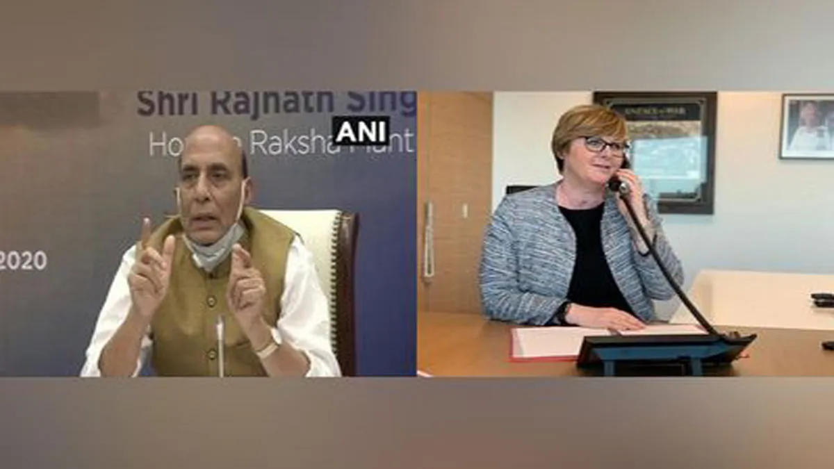As Tensions With China Escalate, Defence Minister Rajnath Singh talks to his Australian counterpart- India TV Hindi