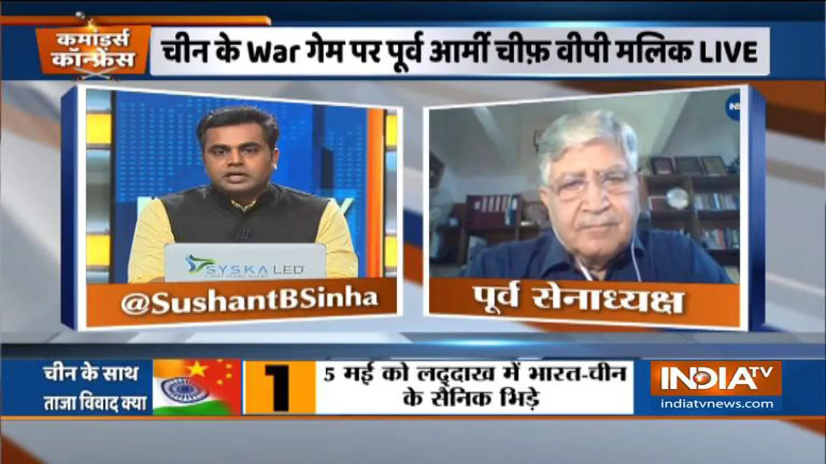 There will no war between India and China, but we should be ready, says Gen VP Malik- India TV Hindi