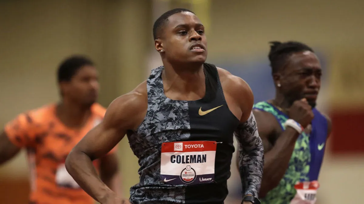 World 100m champion Christian Coleman suspended for not doping test - India TV Hindi