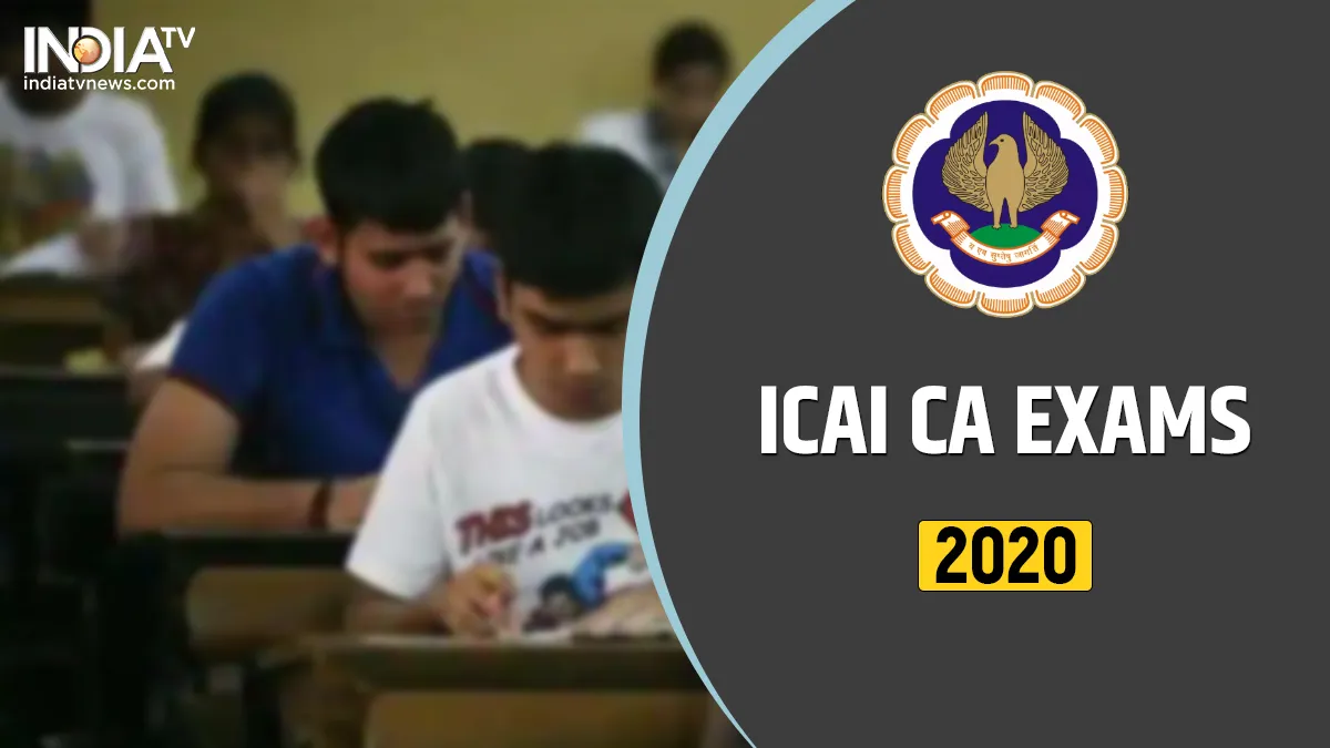 icai ca november 2020  releases time table exam check date...- India TV Hindi