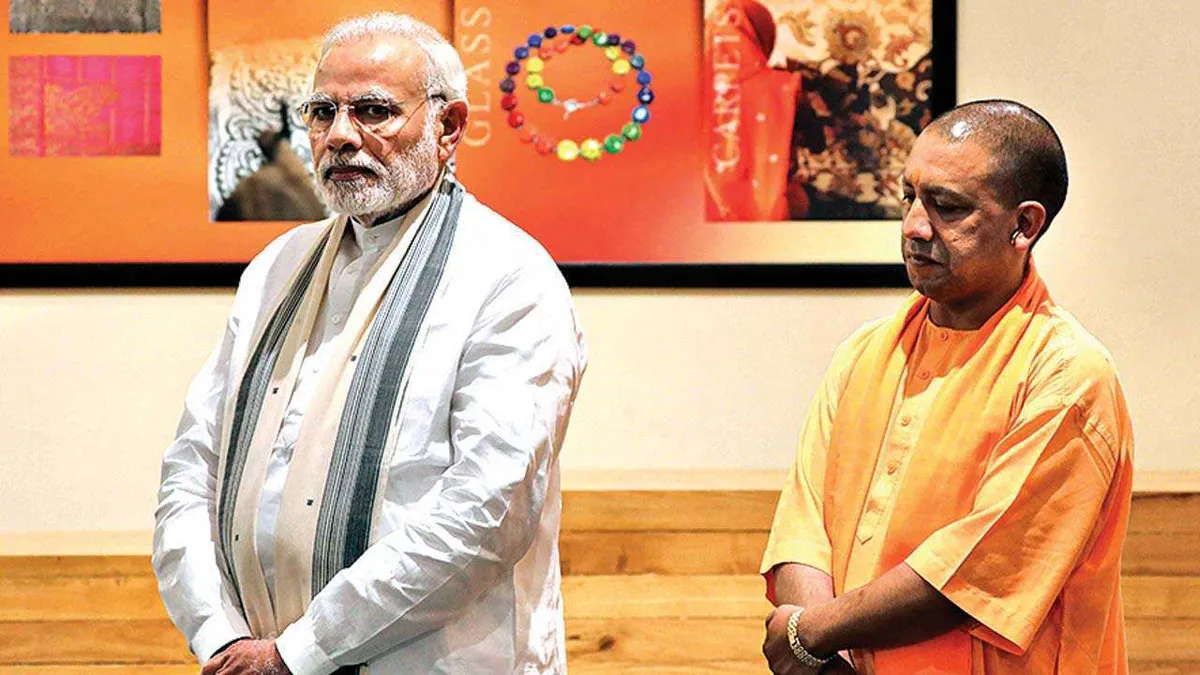 PM Modi praised Yogi Adityanath government's work, claimed to save 85 thousand lives from Corona- India TV Hindi
