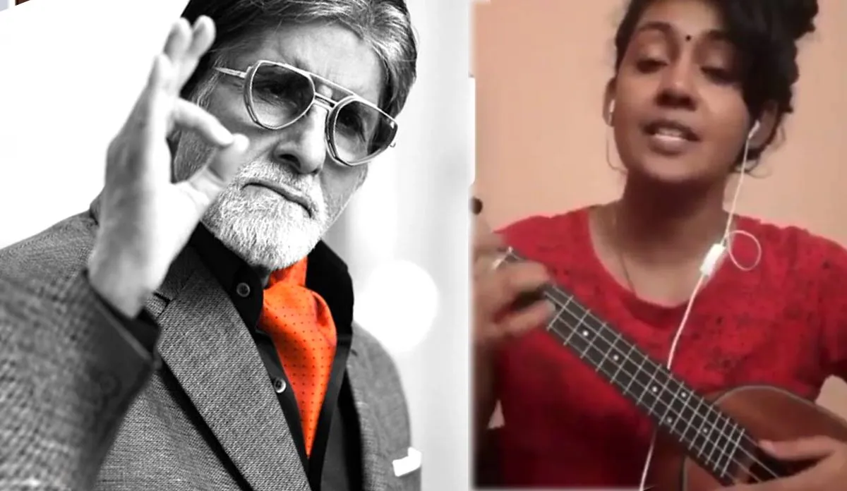amitabh bachchan shares girl video - India TV Hindi