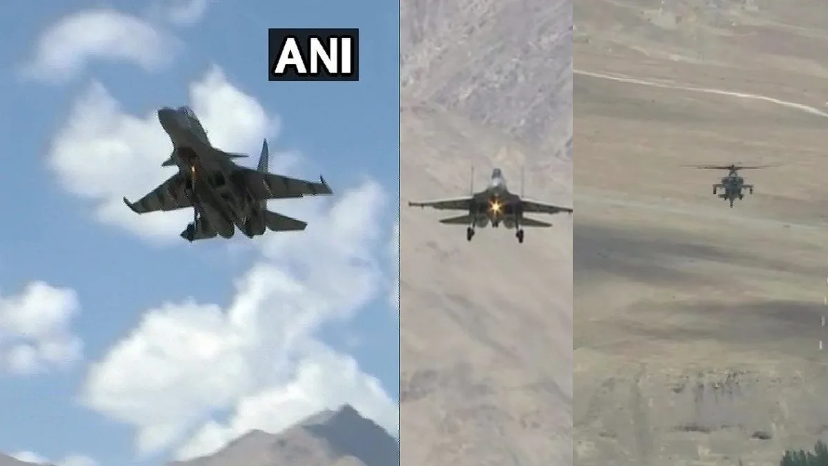 IAF deploys Sukhoi and MiG-29 fighter aircrafts near India-China LAC - India TV Hindi