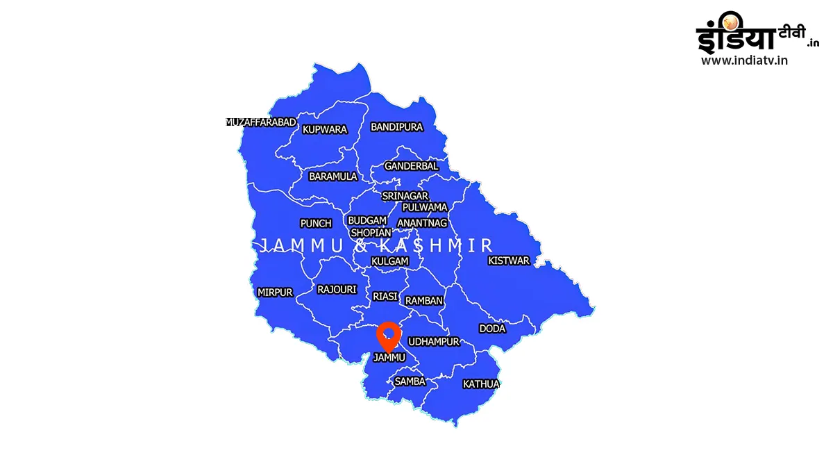 Jammu & Kashmir MAP- India TV Hindi