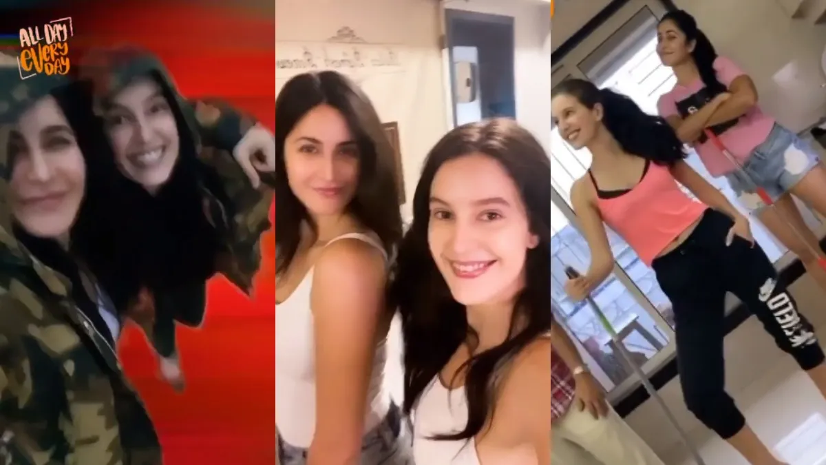 Katrina Kaif shared a funny video on Instagram with sister Isabella- India TV Hindi