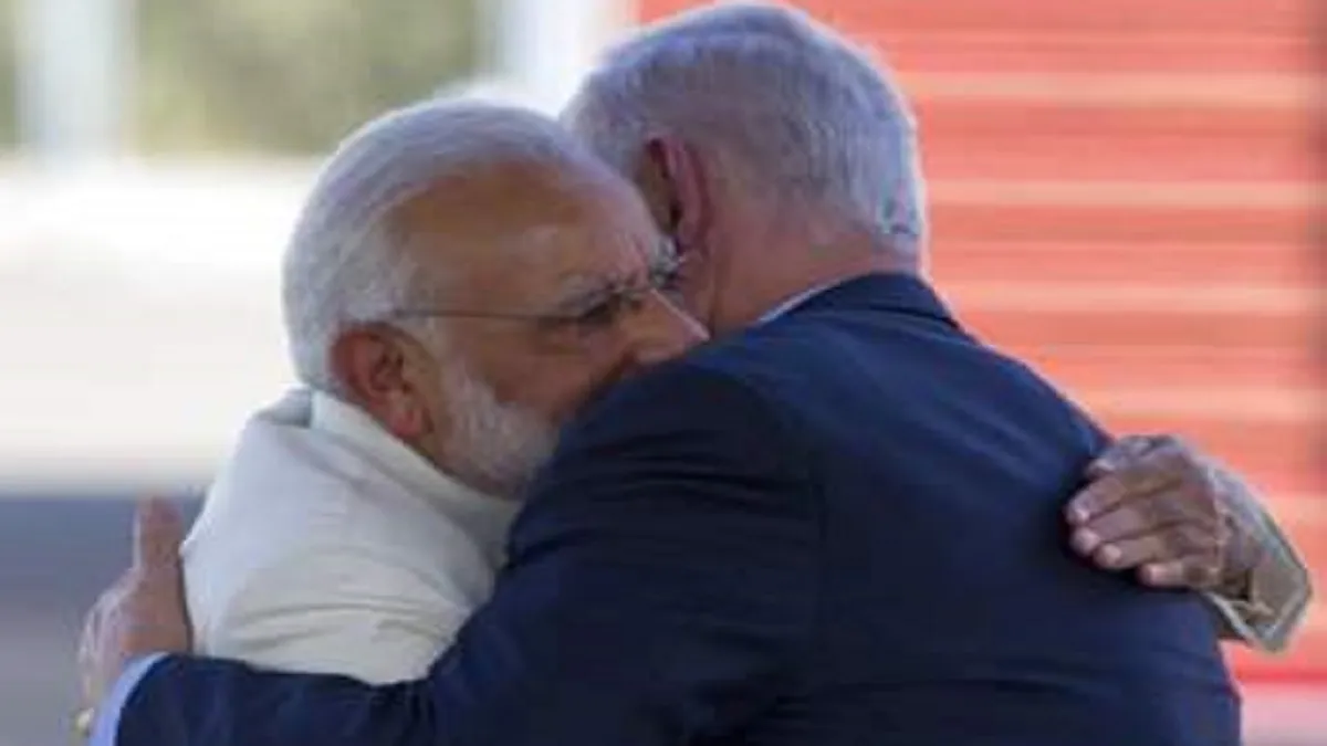 Indian PM Narendra Modi and Israeli Prime Minister Benjamin Netanyahu- India TV Hindi