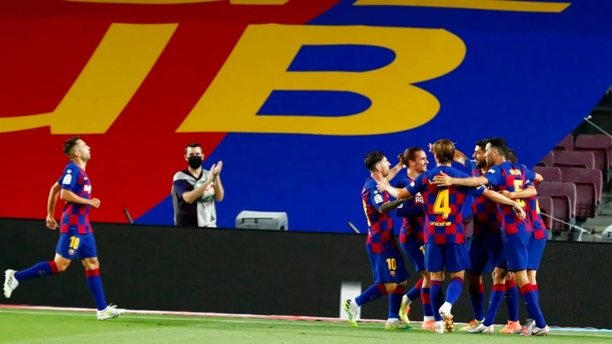 La Liga: Barcelona beat Espanyol and retain title hopes- India TV Hindi
