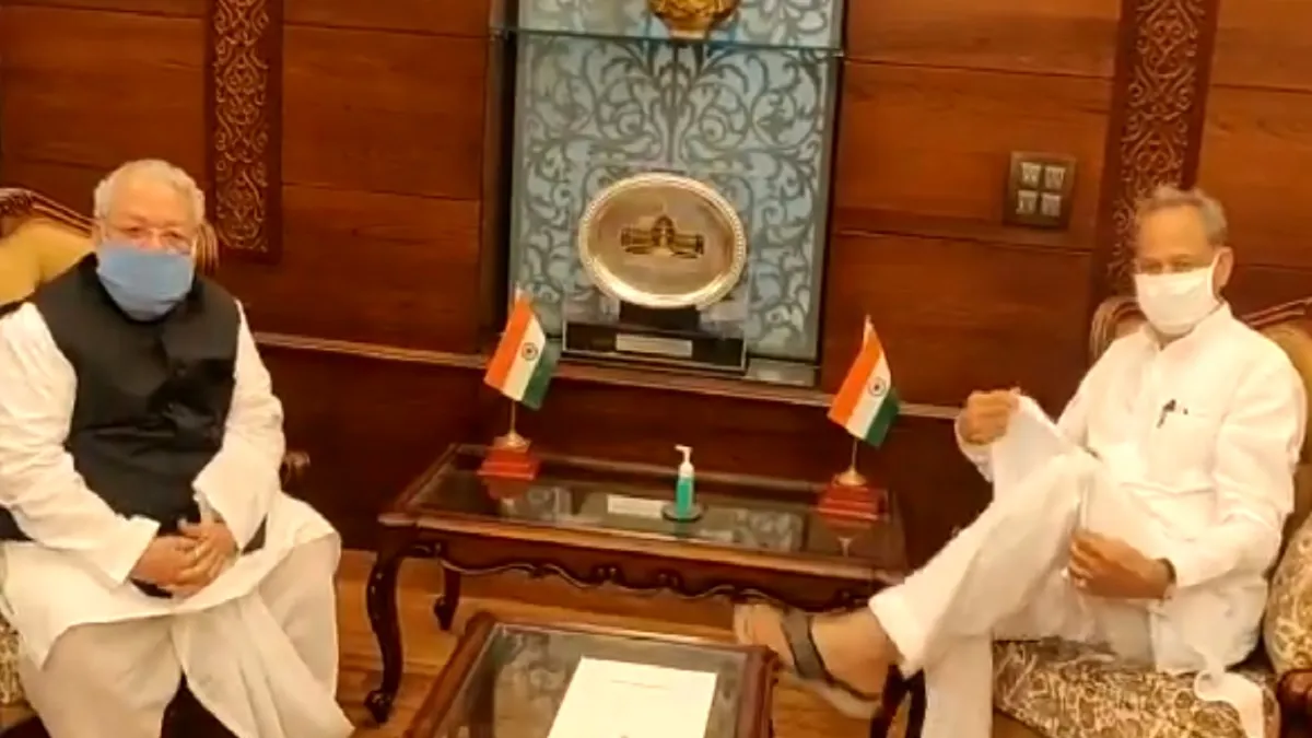 Rajasthan CM Ashok Gehlot meets Governor- India TV Hindi