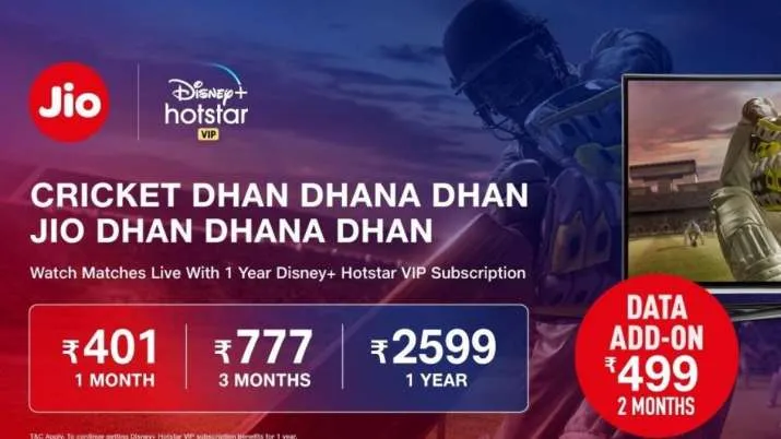 jio introduce 2 new cricket  prepaid plans- India TV Paisa