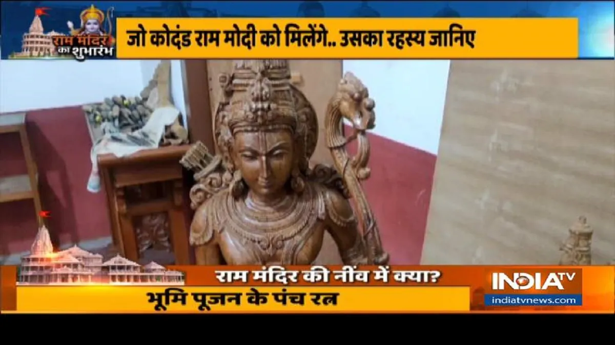 PM Narendra Modi will be gifted Kodand Ram Statue after Ram Mandir Bhumi Pujan । Ram Mandir Bhumi Pu- India TV Hindi