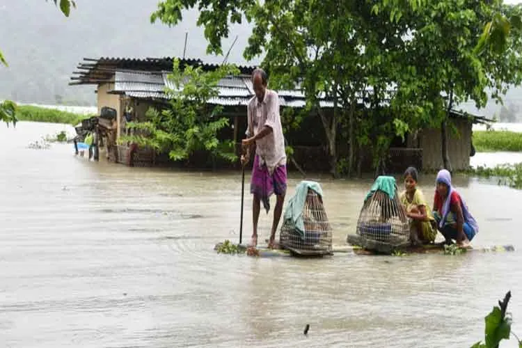 असम में बाढ़ से हालात...- India TV Hindi