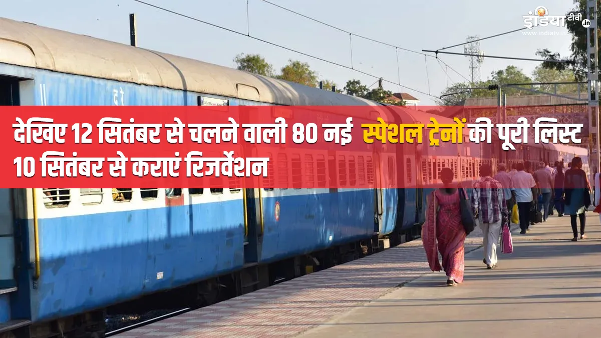 Indian Railways 80 train full list - India TV Hindi